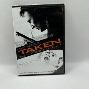 Liam Neeson Taken Extended Cut DVD 2009 Action Thriller Theatrical & Unrated